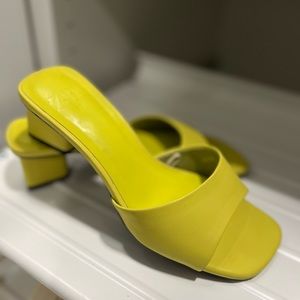 Zara thick heeled sandals